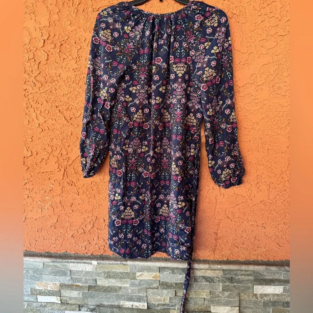 St. John bay floral long sleeve dress